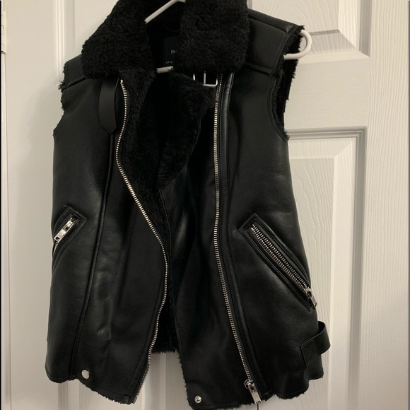 Bershka pleather vest